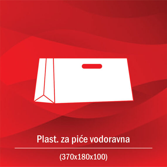 Plast. za piće vodoravna